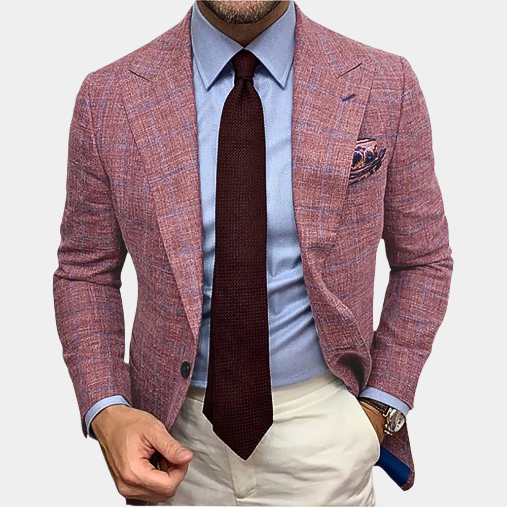 Stilfuld herreblazer