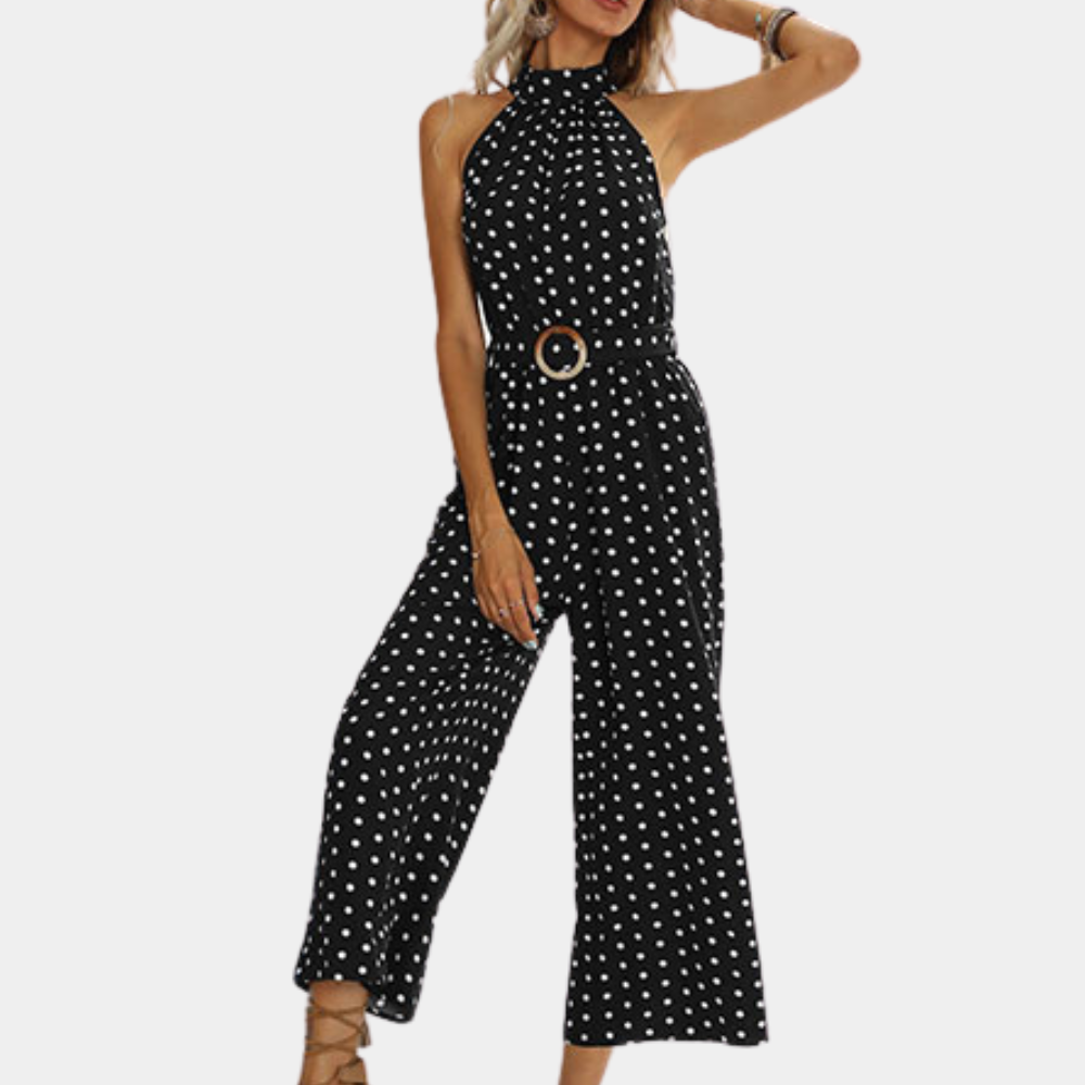 Elegant halterneck jumpsuit til kvinder