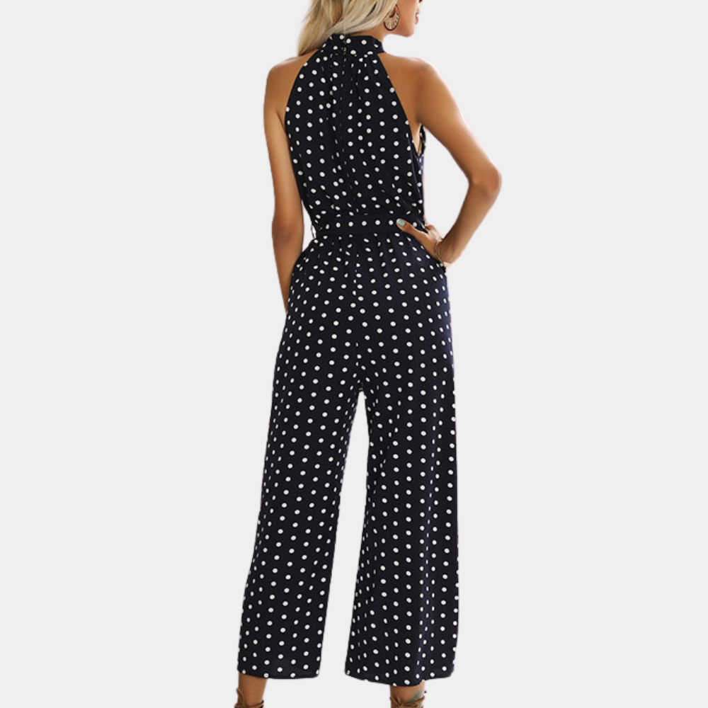 Elegant halterneck jumpsuit til kvinder