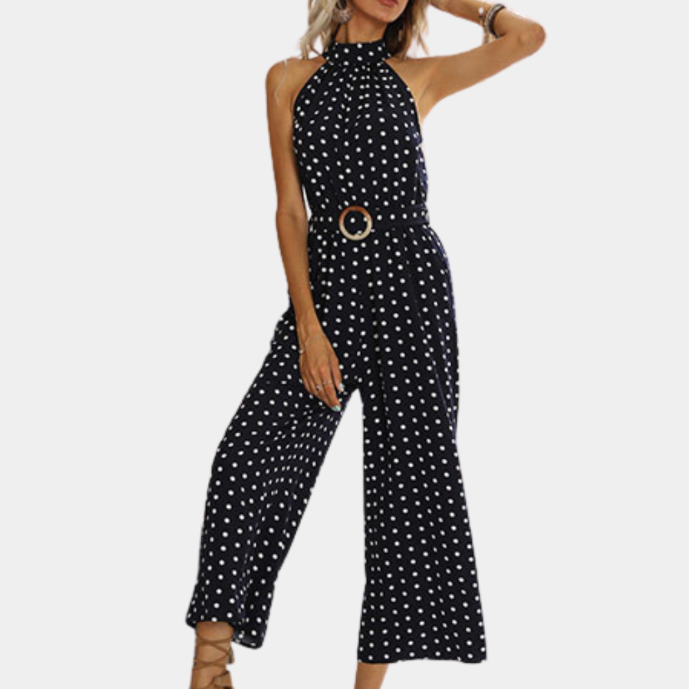 Elegant halterneck jumpsuit til kvinder