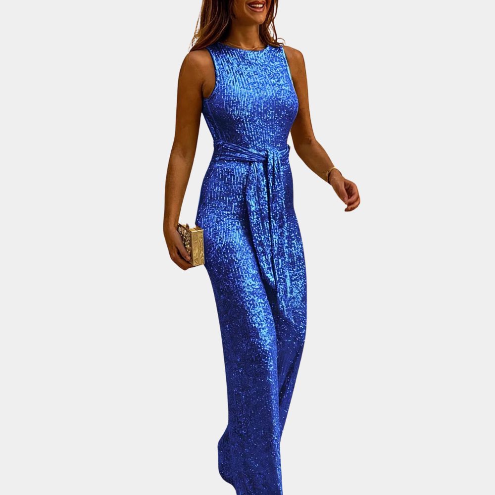 Glitter jumpsuit til kvinder